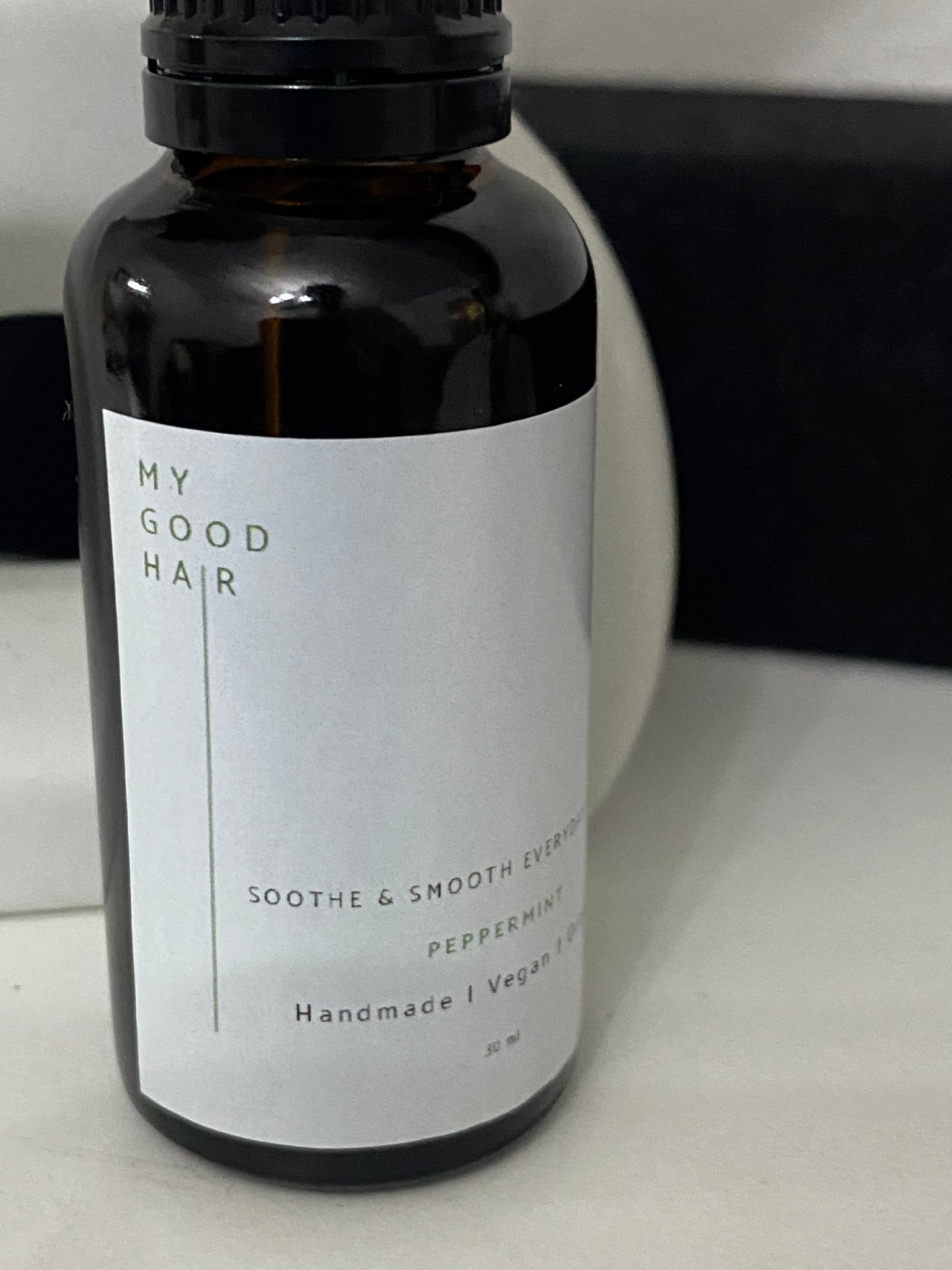 Organic Peppermint Handmade Hair Oil 50ml - Diluted and Ready to use